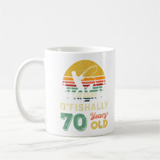 Caneca De Café 70 Anos Vovô Fish 70 Aniversário Fi