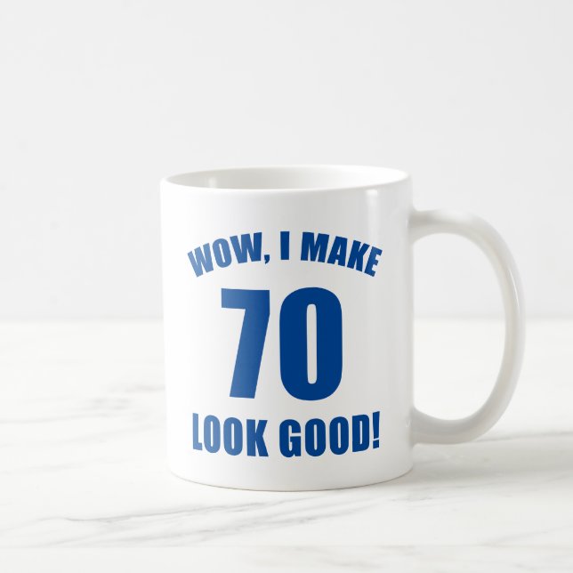 Caneca De Café 70 Birthday Gag Gift (b) (Direita)