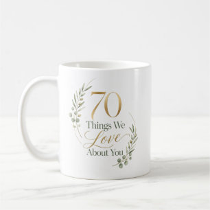 Caneca De Café 70 Coisas Personalizadas que Amamos em Você