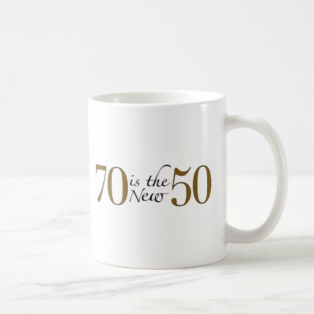 Caneca De Café 70 são os 50 novos (Direita)