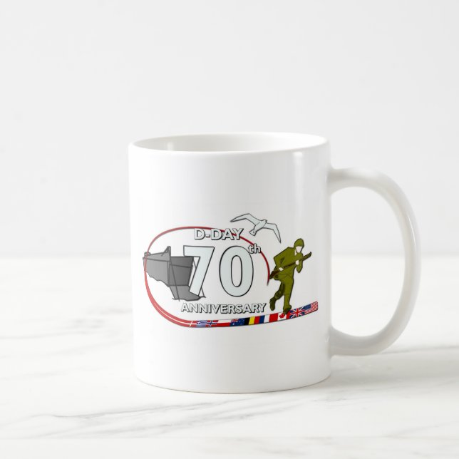 Caneca De Café 70th D-Day anniversary (Direita)