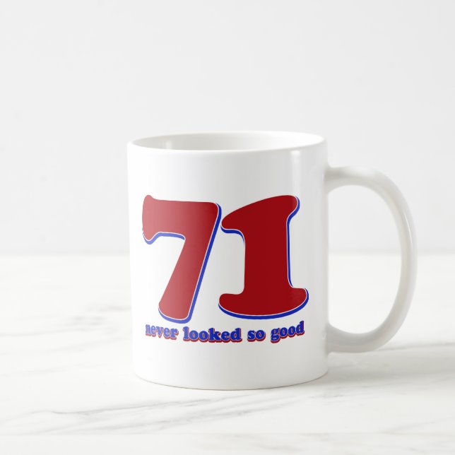 Caneca De Café 71 anos (Direita)