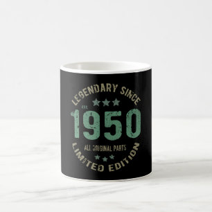 Caneca De Café 71 anos de idade de lenda de domingo 71 de anivers