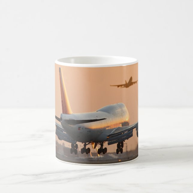 CANECA DE CAFÉ 747 AERONAVE (Centro)