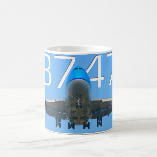 CANECA DE CAFÉ 747 AERONAVE (Centro)