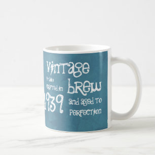 Caneca De Café 75th Fermentação 1939 do vintage do aniversário