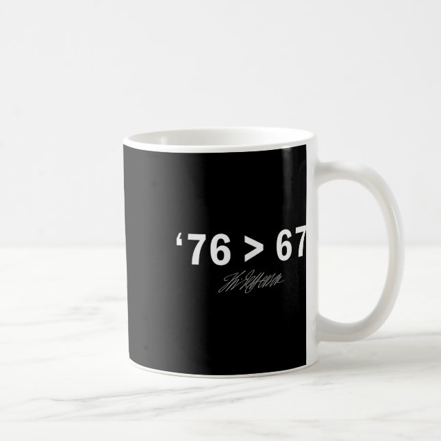 Caneca De Café 76 67 Evidente - Tornar a História Divertida Origi (Direita)