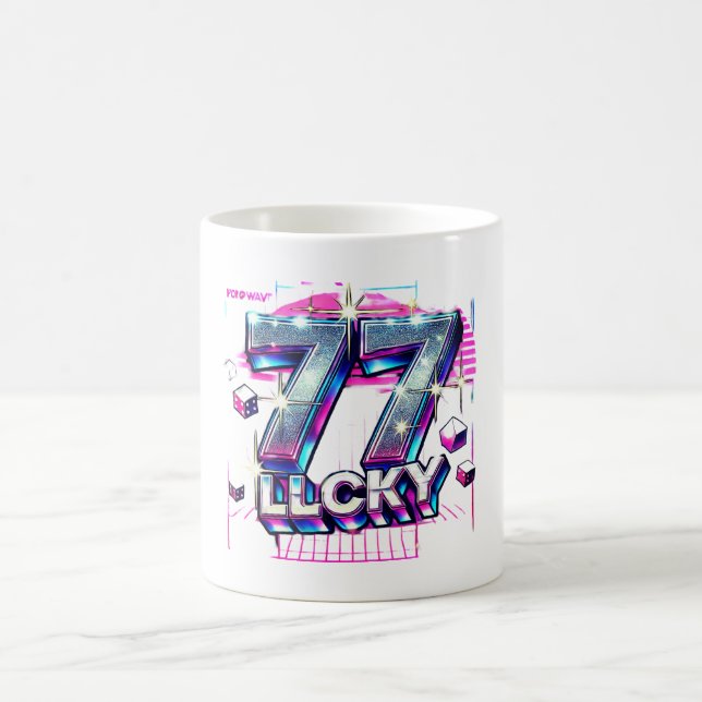 Caneca De Café ''777 Lucky' (Centro)