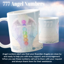 777 Números de anjos Chakra Angels Wings Mug