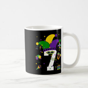 Caneca De Café 7 Birthday Mardi Gras Pensou Que Os Meninos De 7 A