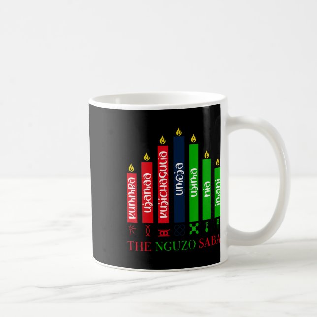 Caneca De Café 7 Princípios De Kwanzaa (Direita)