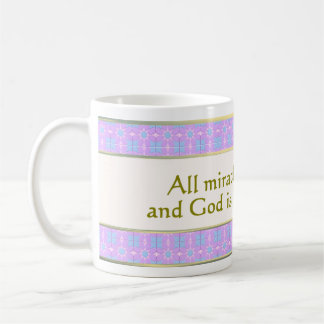 Caneca De Café 7. Todos os milagres significam vida Milagre Mug