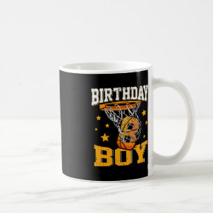 Caneca De Café 8º Aniversário de Basquetebol Garoto de 8 anos
