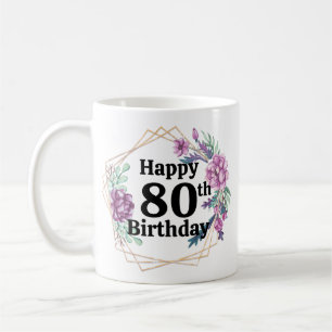 Caneca De Café 80 Birthday