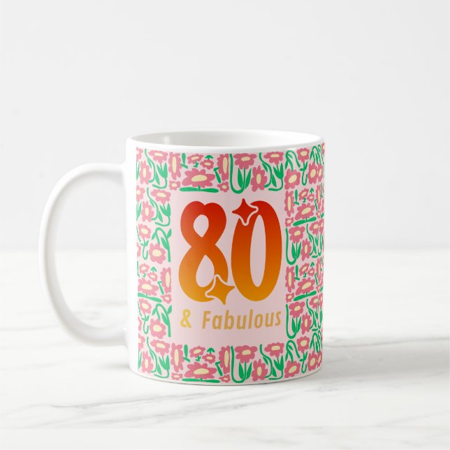 Caneca De Café 80 e fabuloso (Esquerda)