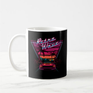 Caneca De Café 80S Retrowave Synthwave Love Wave Miami Beach