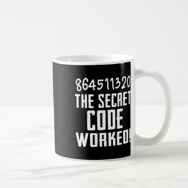 Caneca De Café 864511320 O Código Secreto Funcionou! Trump Perdeu (Direita)