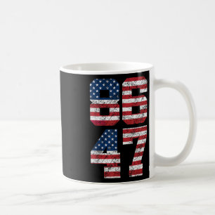 Caneca De Café 8647 Anti Trump 86 47 Retro Anti-trump U Flag Imp
