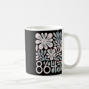 Caneca De Café 8647 Resistir Sutil Floral Foxtrot Delta Tango Pro