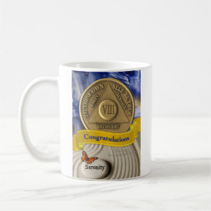 Caneca De Café 8 Anos Presente Personalizado AA Aniversário Seren