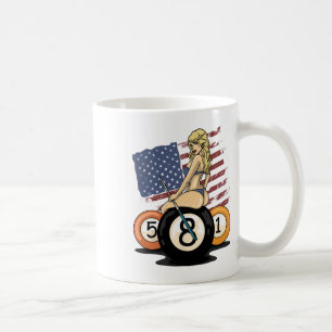 Caneca De Café 8 Ball Billiard Piscina Player Oito Bailliers
