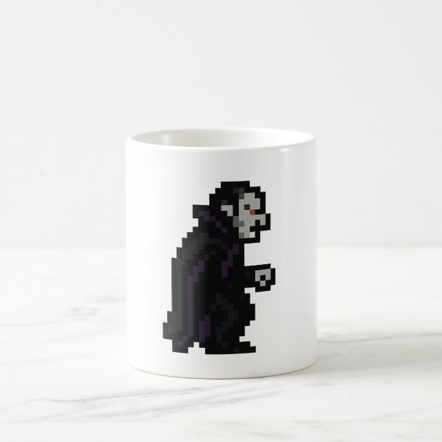 Caneca De Café 8-bit Vampire (Centro)