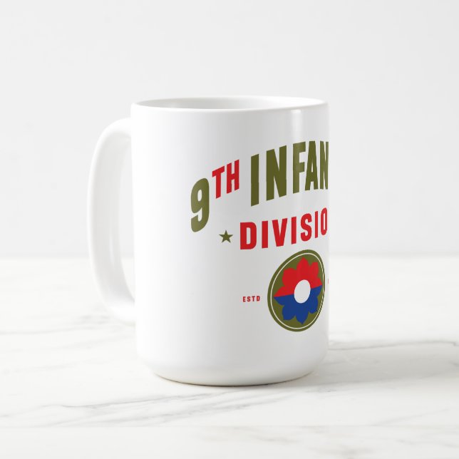 Caneca De Café 9ª Divisão de Infantaria "Antigos Fiáveis" (Frente Esquerda)
