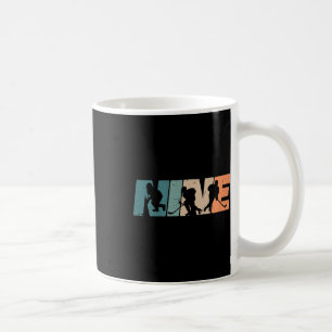 Caneca De Café 9º Aniversário Retro Hóquei no Gelo