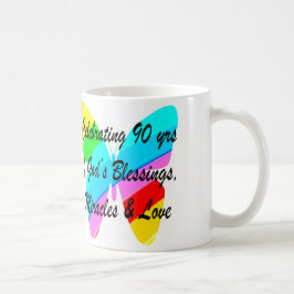 CANECA DE CAFÉ 90 BIRTHDAY BLESSING