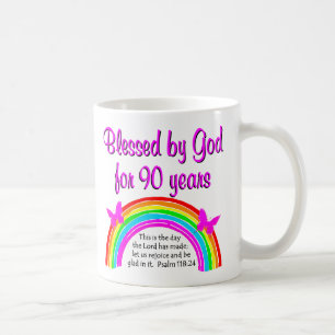 CANECA DE CAFÉ 90 BIRTHDAY BLESSING