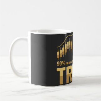 Caneca De Café 90% Follow Noise 10% Follow Trend - Trading Mindse