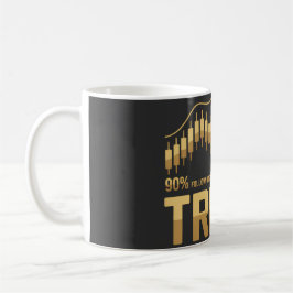 Caneca De Café 90% Seguir Ruído 10% Seguir Tendência - Mentalidad