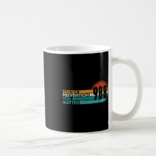 Caneca De Café 988 Prevenção Contra Suicídio Camisa 988 Awarenes