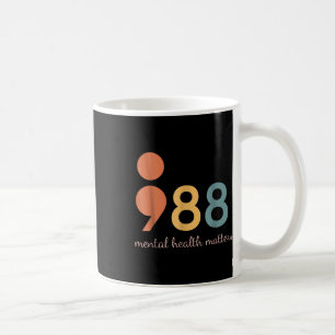 Caneca De Café 988 Sensibilização para a Saúde Mental do Semicolo
