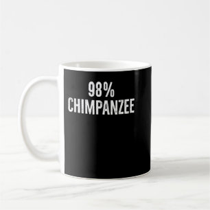 Caneca De Café 98 Chimpanzé Engraçado Ciência Da Evolução Engraça