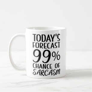 Caneca De Café 99% De Possibilidade De Sarcasmo