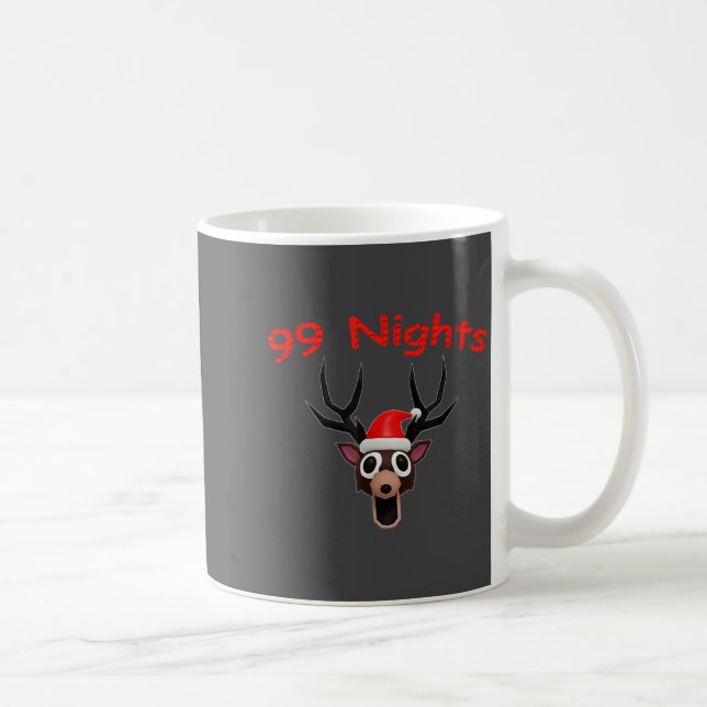 Caneca De Café 99 Nights Christmas Deer Gamer Fan Merch  (Direita)