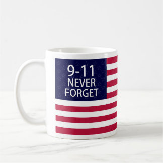 Caneca De Café 9-11 nunca se esqueça