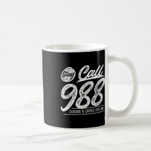 Caneca De Café 9 8 8 Suicídio E Crise