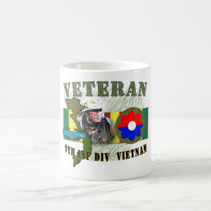 Caneca De Café 9o Inf Div-Vietnam (w/CIB)