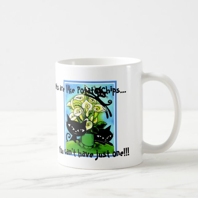 Caneca De Café a1alilycats2, gatos são como microplaquetas de (Direita)