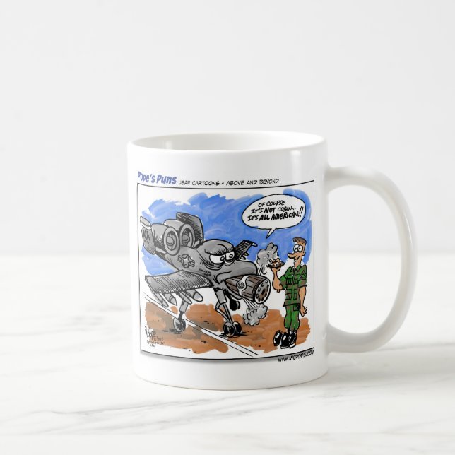 Caneca De Café A-10 Warthog (Direita)