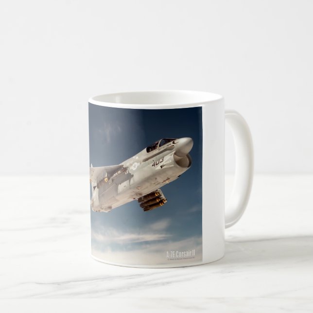 CANECA DE CAFÉ A-7E CORSAIR II (Frente Esquerda)