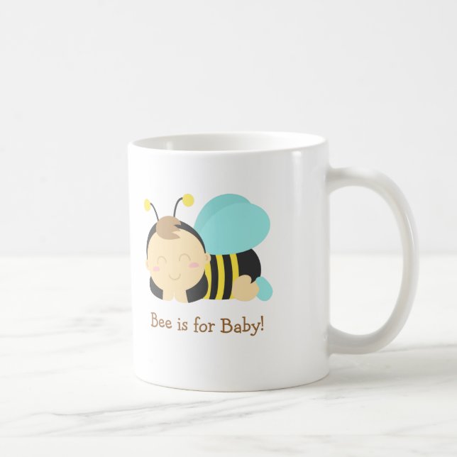 Caneca De Café A abelha é para o bebê, Bumble a abelha para que (Direita)