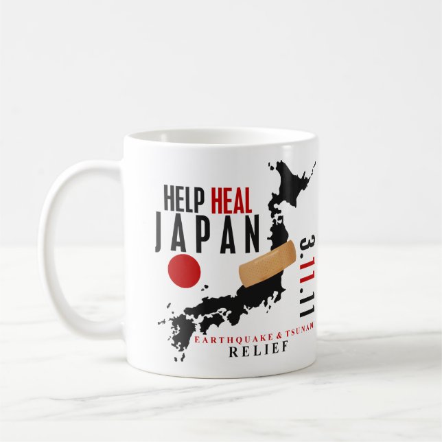 CANECA DE CAFÉ A AJUDA CURA JAPÃO #3 (Esquerda)