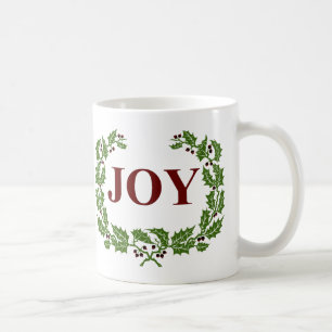 CANECA DE CAFÉ A ALEGRIA DO NATAL AURÓRA E BAGAS IRA