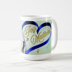 Caneca De Café A Alegria Importa - Gato Musical - Borboleta & Abe