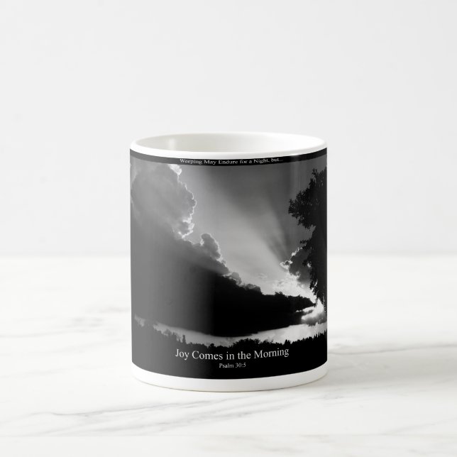 Caneca De Café A alegria vem na manhã (Centro)