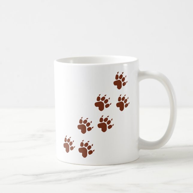 Caneca De Café a almofada marrom segue o ícone (Direita)