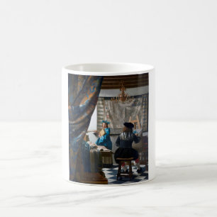 Caneca De Café A Arte da Pintura, Johannes Vermeer, 1666-1667